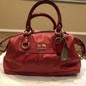 COACH Madison Sabrina Leather Satchel 2-Ways